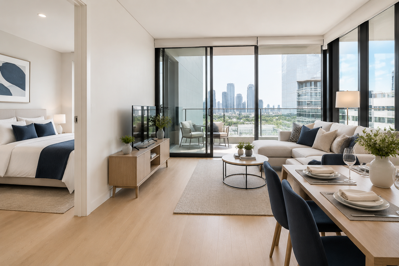 Modern apartment prepared for market